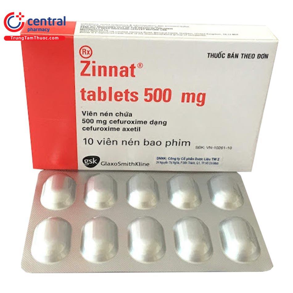 zinnat tablets 500mg 11 O6150