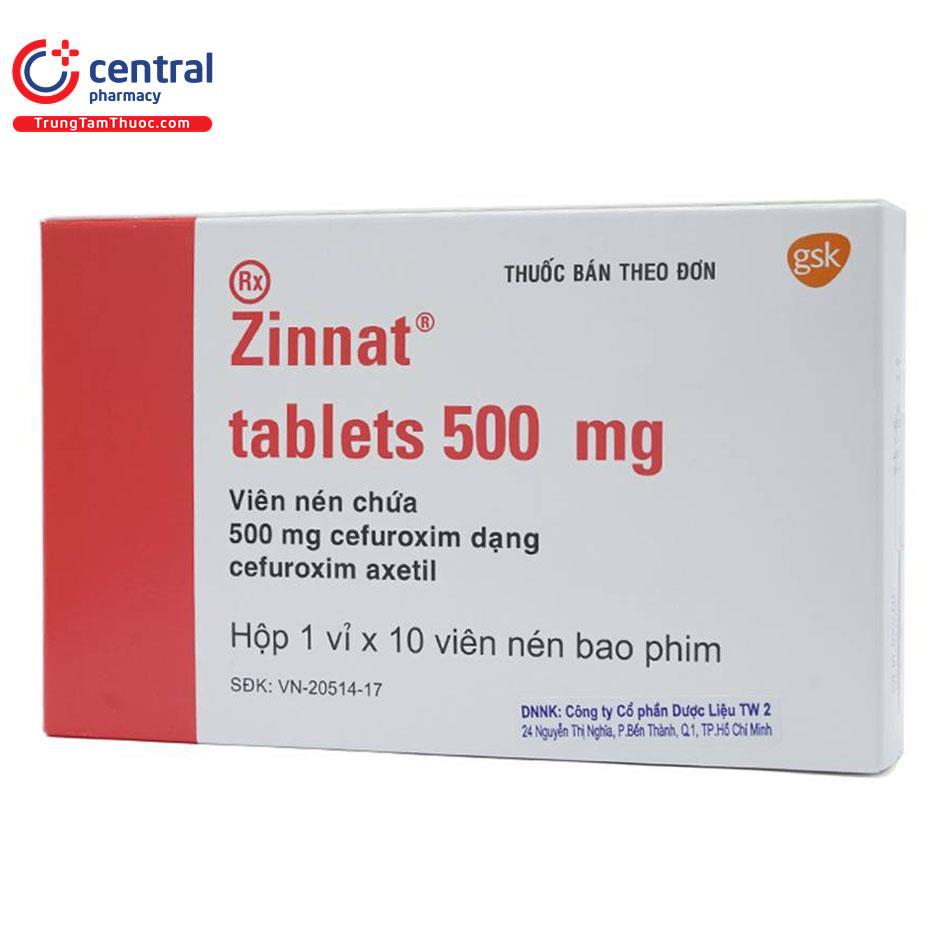 zinnat tablets 500mg 2 R7460