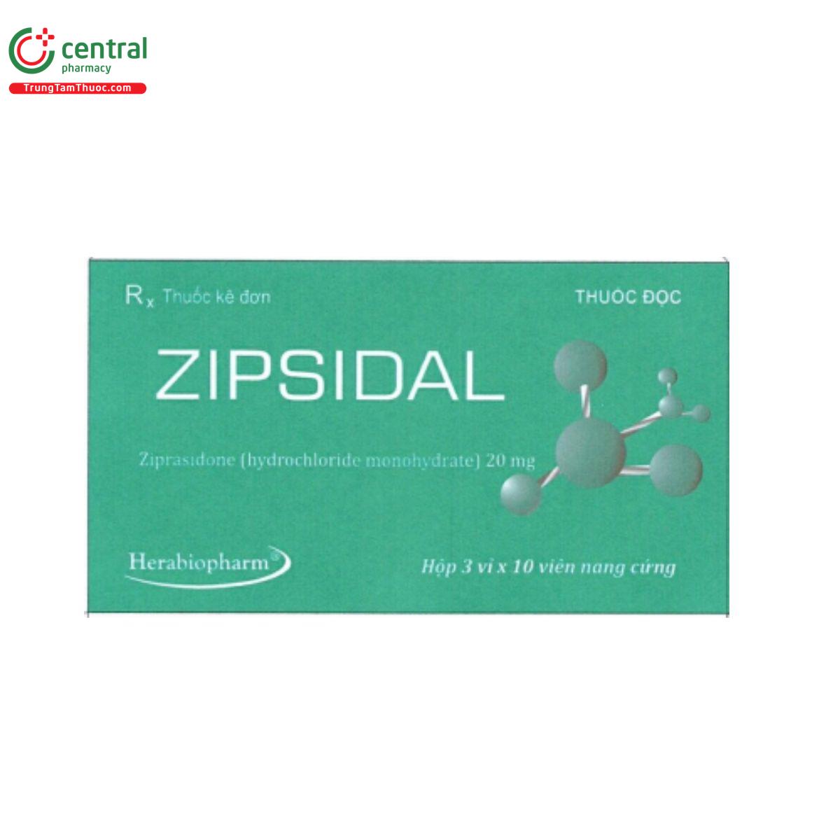 zipsidal 20mg 2 D1522