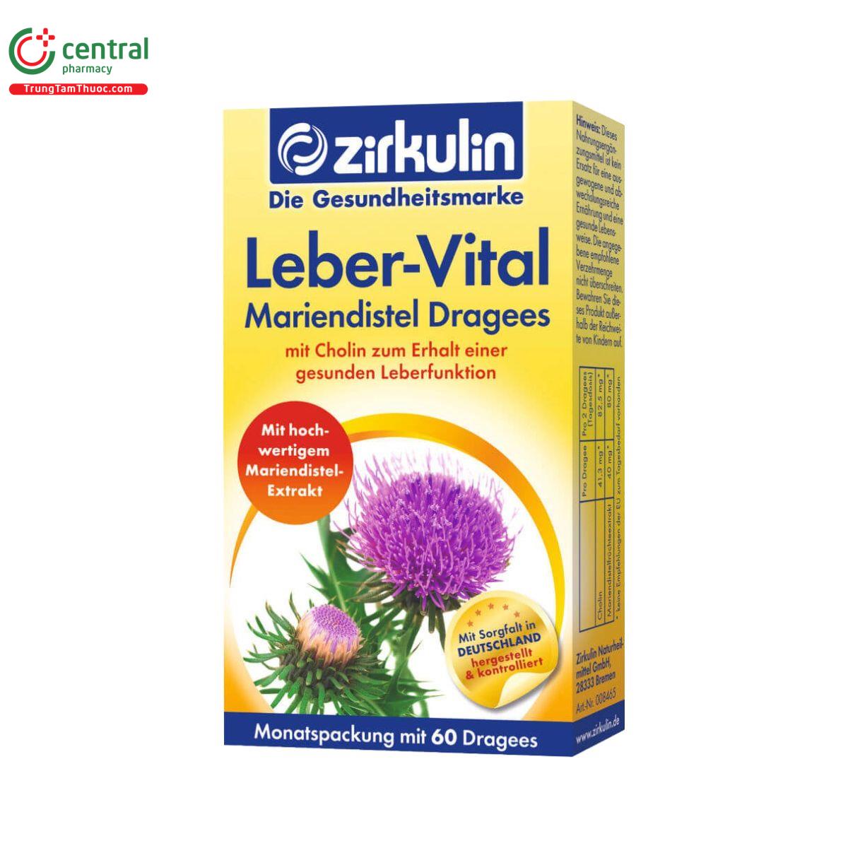 zirkulin leber vital mariendistel dragees 2 N5853