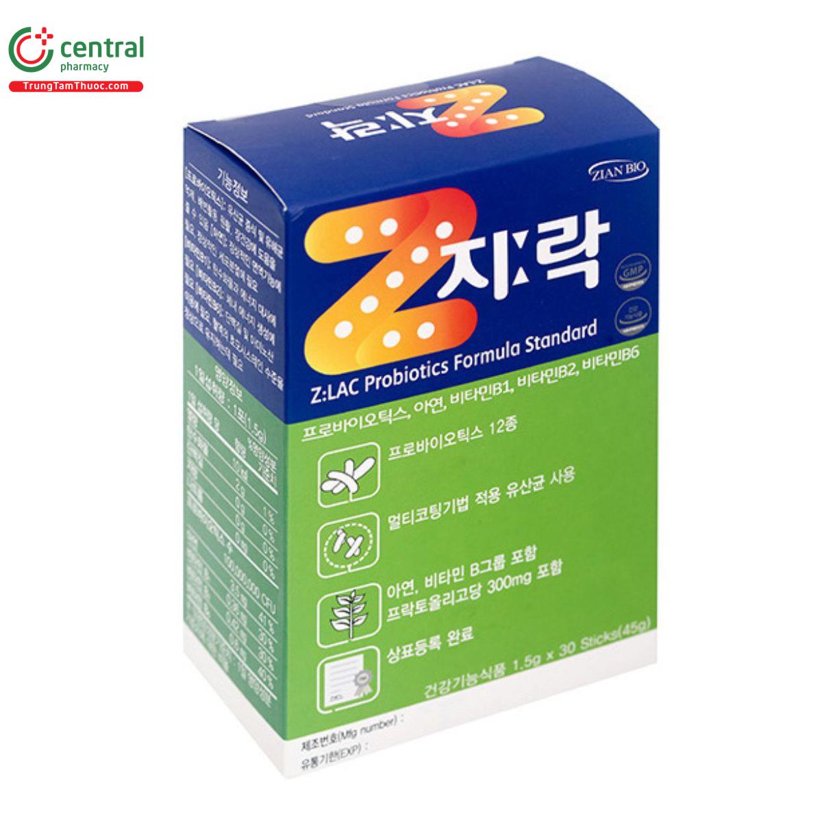 zlac probiotics formula standard 10 P6444