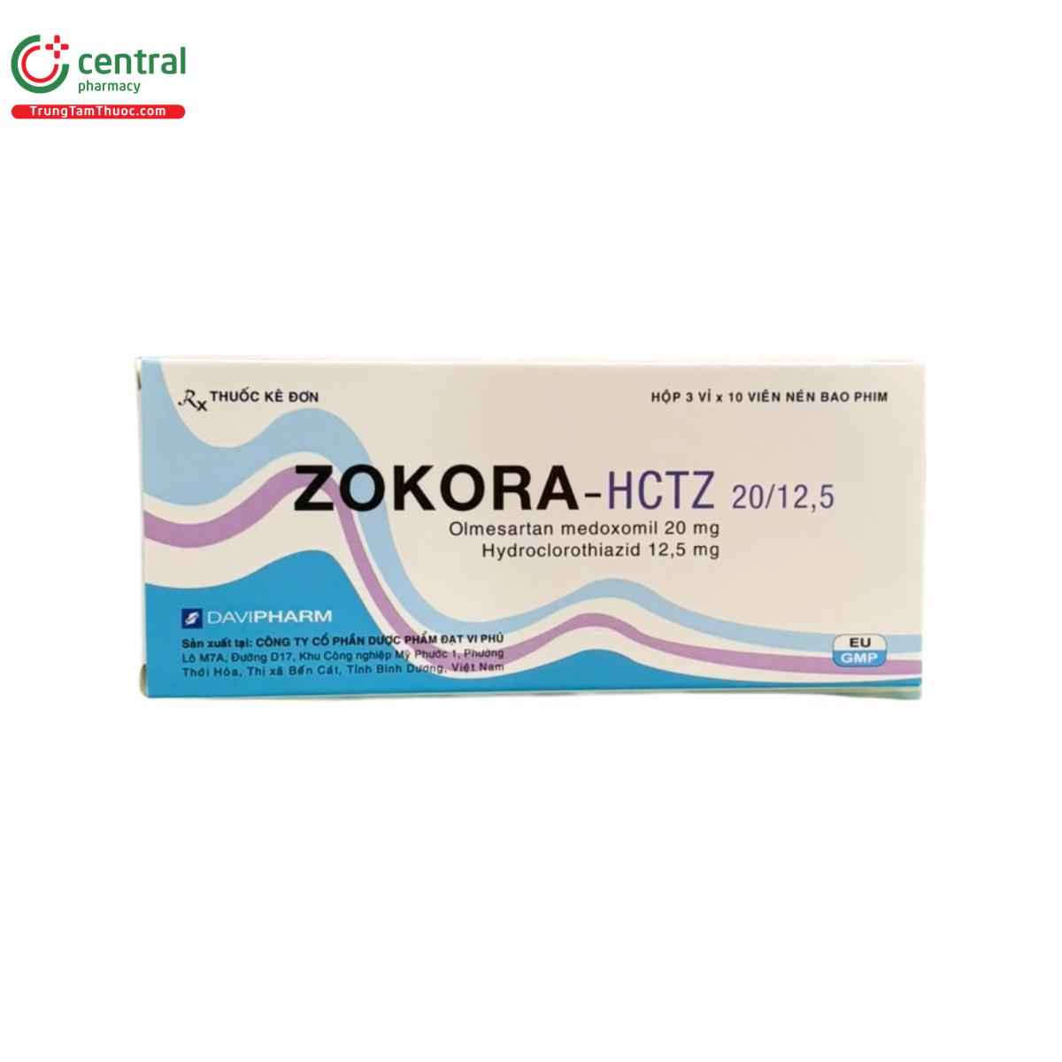 zokora hctz 20 12 5 1 V8738 zokora hctz 20 12 5 1 V8738