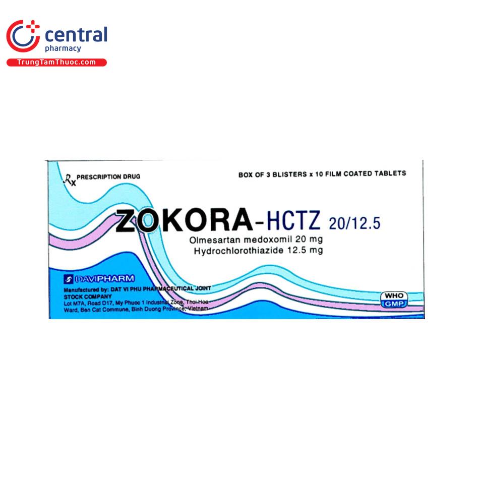 zokora hctz 20 12 5 4 L4625