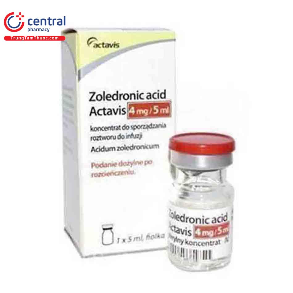 [CHÍNH HÃNG] Thuốc Zoledronic Acid Actavis 4mg/5ml điều trị gãy xương