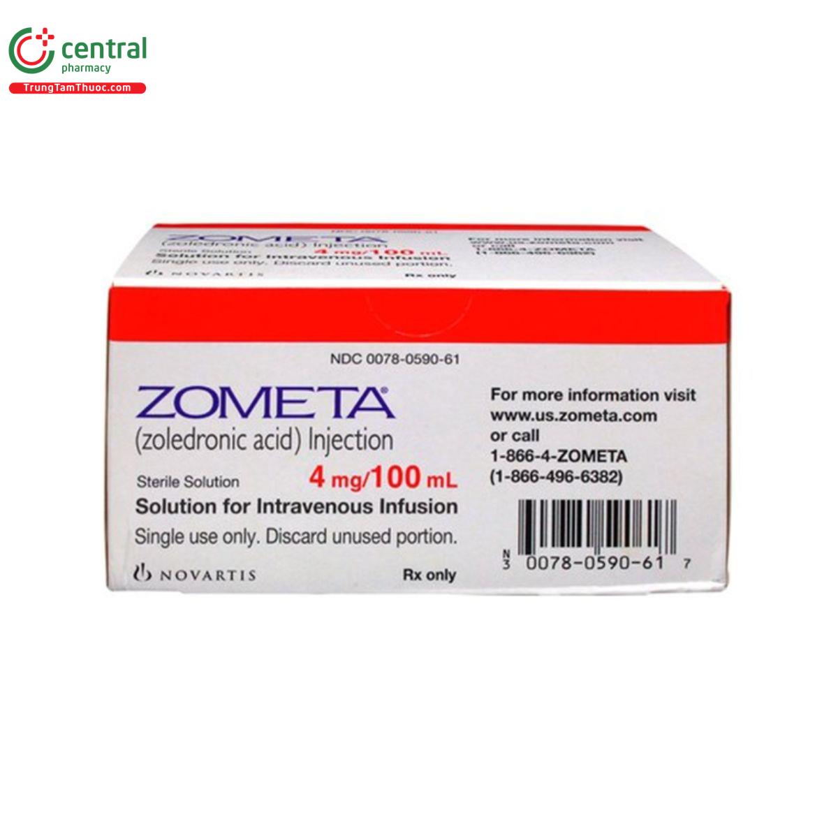 zometa 4mg 100ml 2 R7344