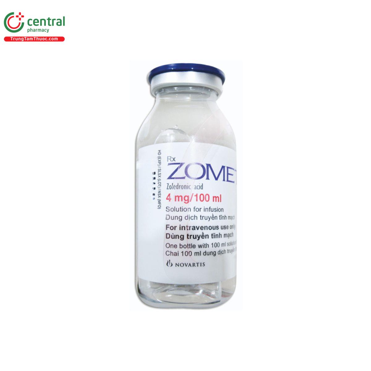 zometa 4mg 100ml 6 M5522