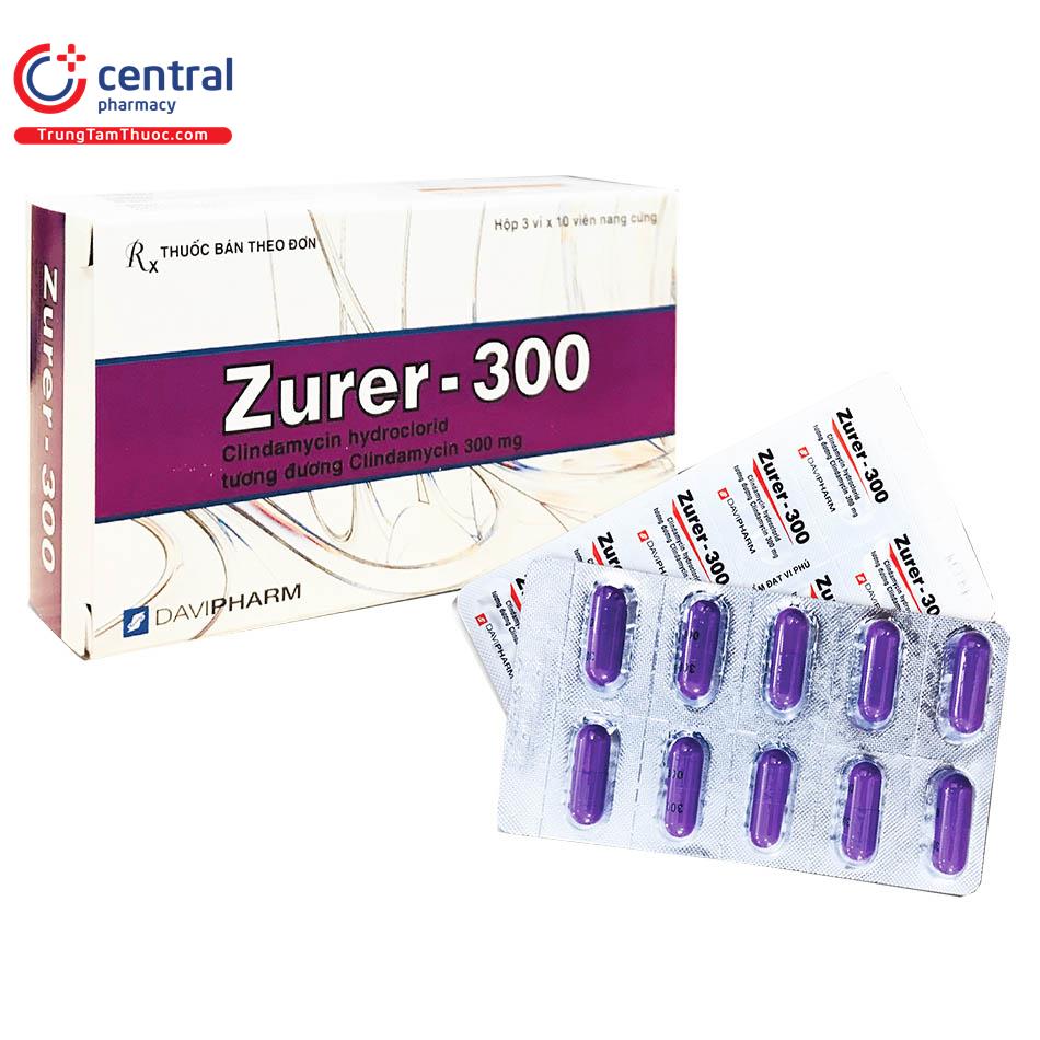 [CHÍNH HÃNG] Thuốc Zurer điều trị nhiễm khuẩn gram dương nặng