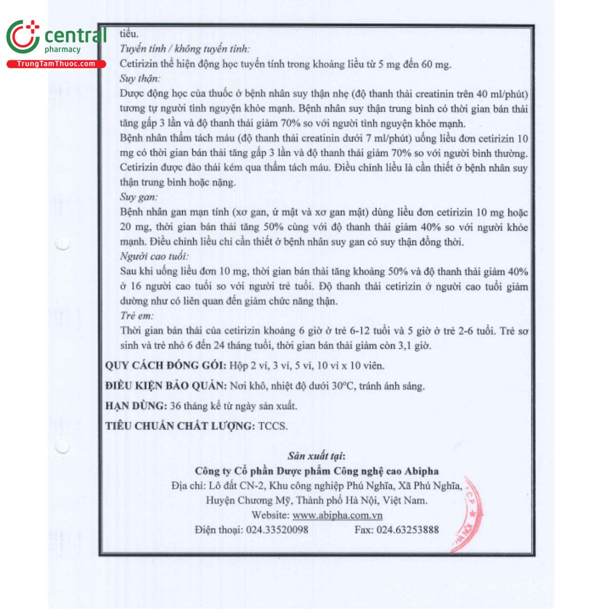 zyncy tt 10mg 9 O5531