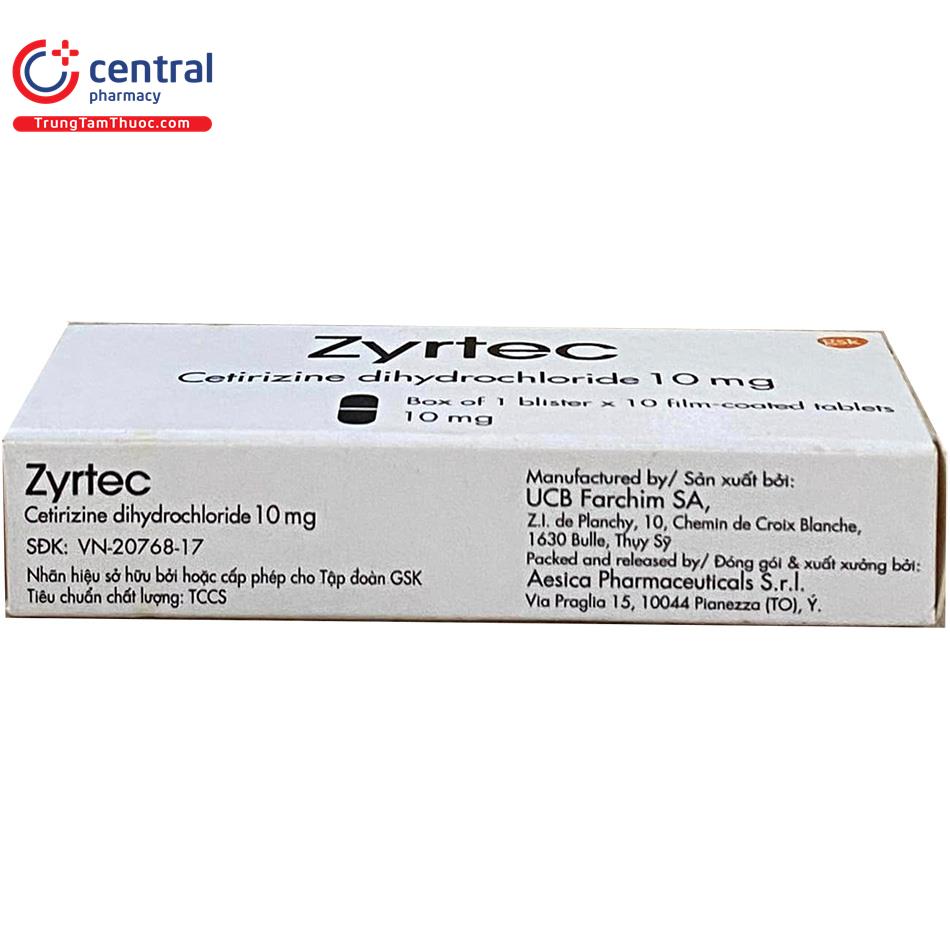 zyrtec 10mg 10 Q6810