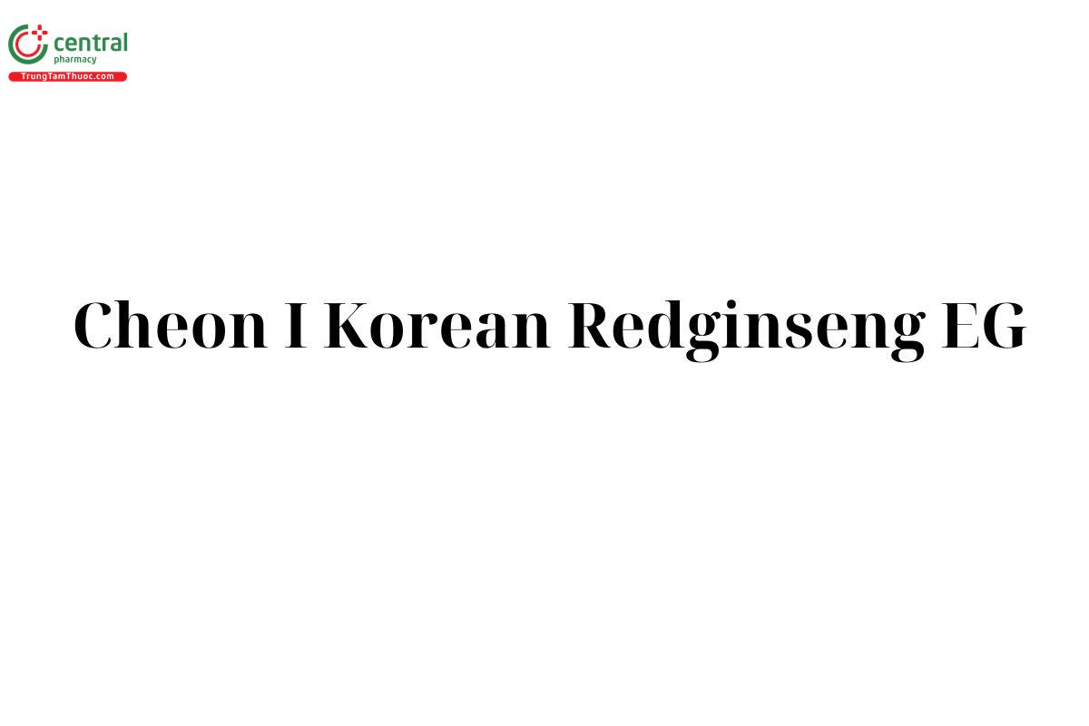 Cheon I Korean Redginseng EG 