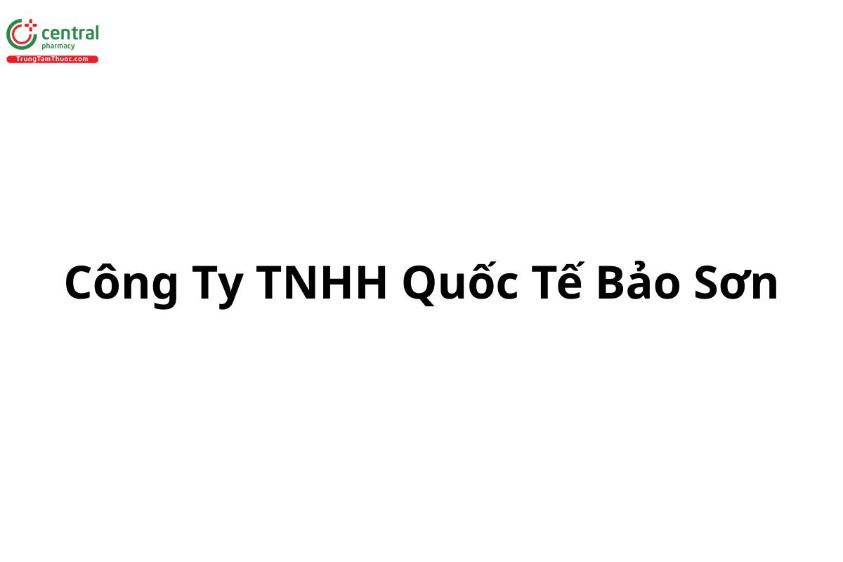 Công Ty TNHH Quốc Tế Bảo Sơn