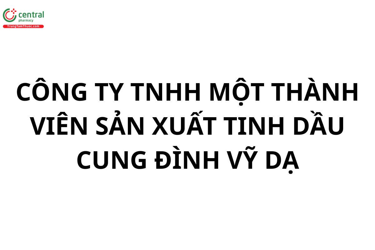 Sản Xuất Tinh Dầu Cung Đình Vỹ Dạ