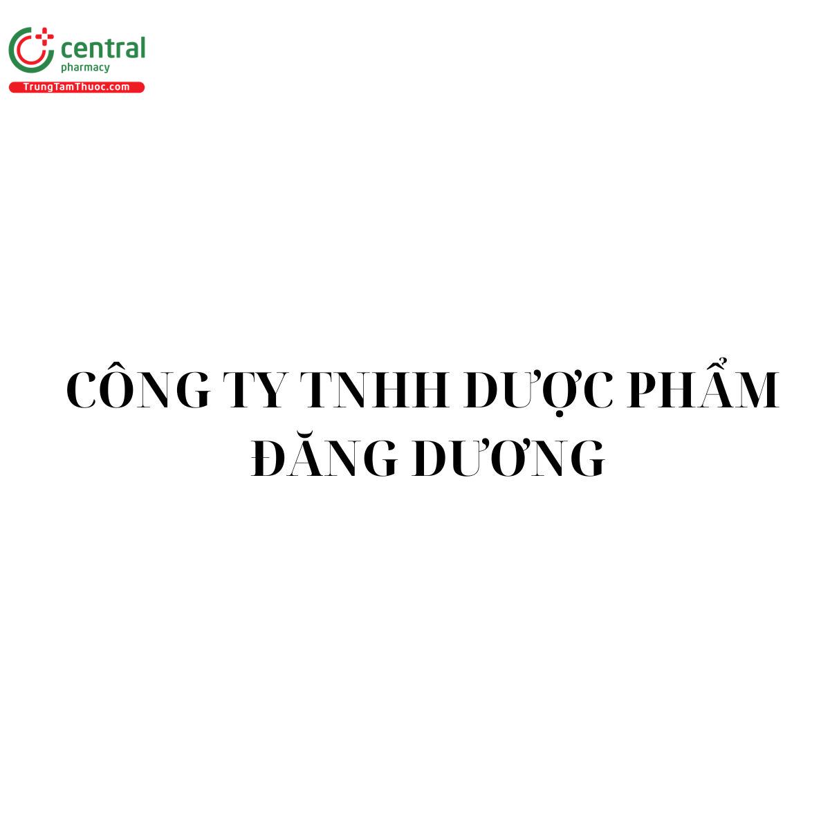Công ty TNHH dược phẩm Đăng Dương