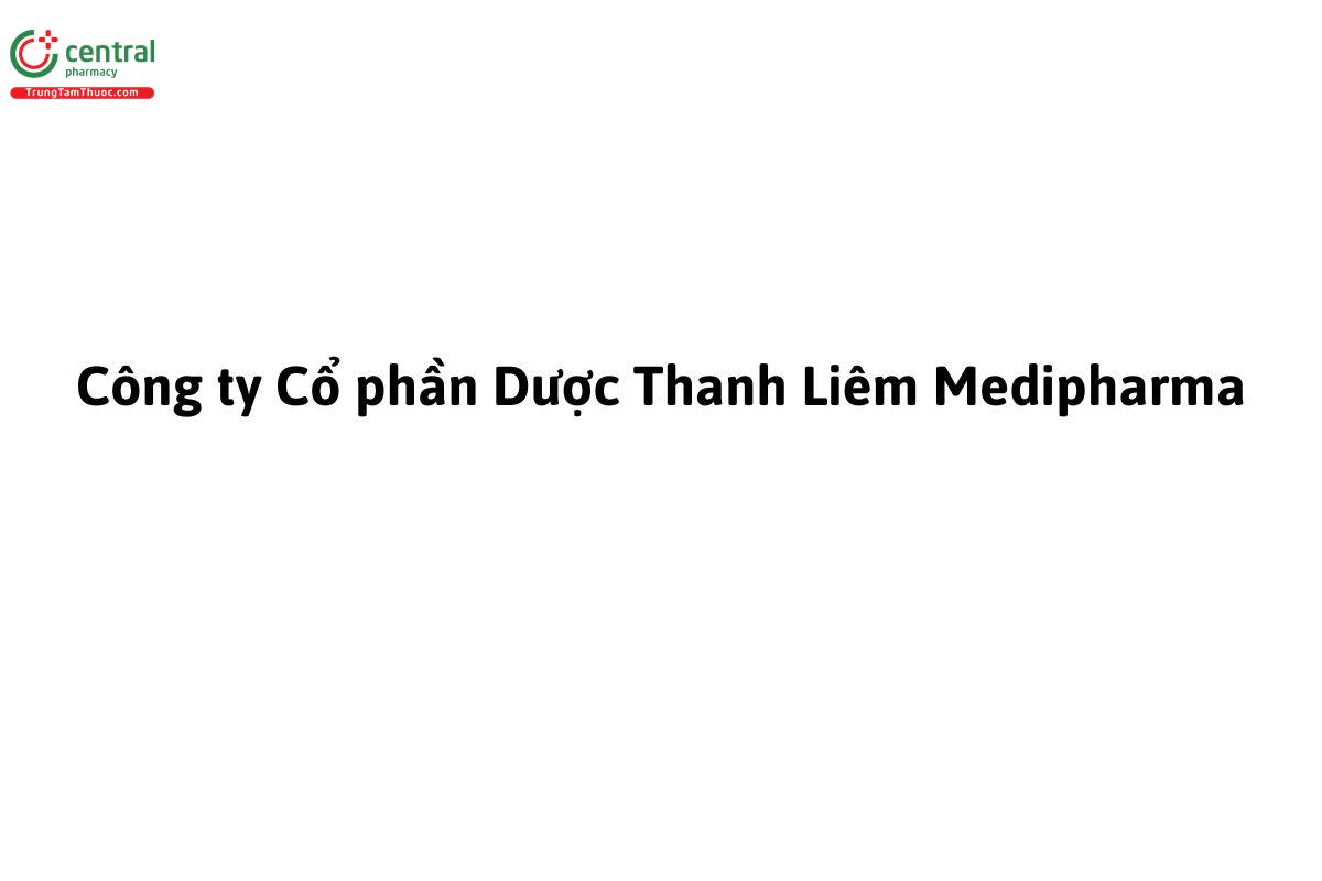 Công ty Cổ phần Dược Thanh Liêm Medipharma