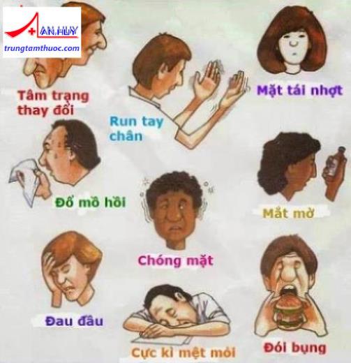 Triệu chứng hạ đường máu