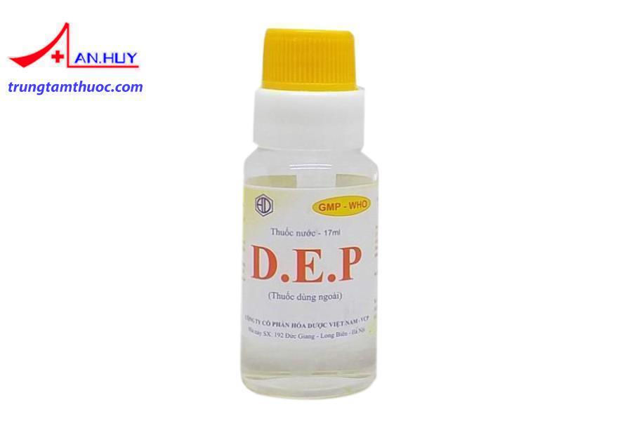Thuốc nước ngoài da D.E.P trị ghẻ.