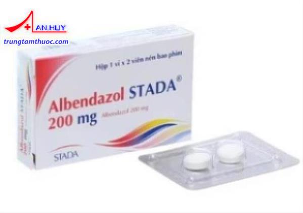 hình ảnh thuốc albendazol
