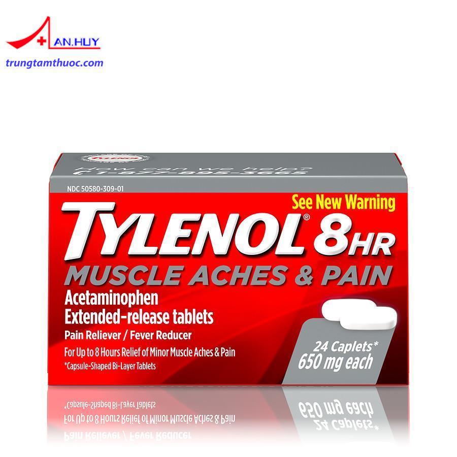 Tylenol 8 Hour 650mg.