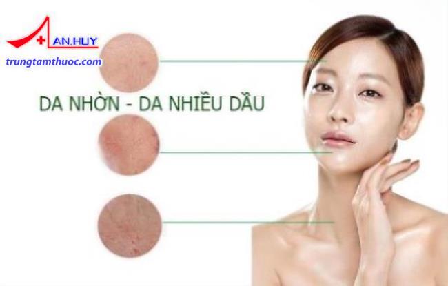 da nhờn nhiều dầu