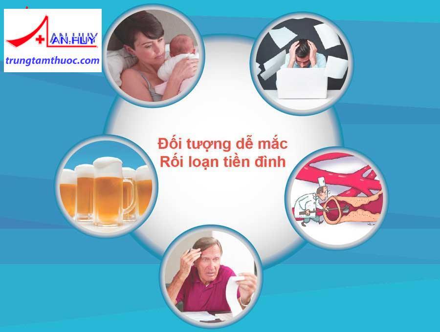 Đối tượng bị mắc rối loạn tiền đinh