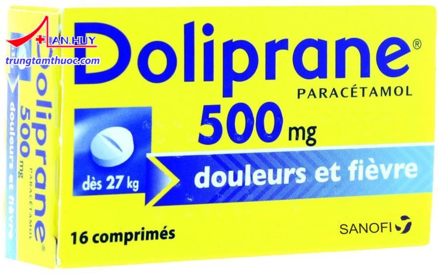 Doliprane 500mg.