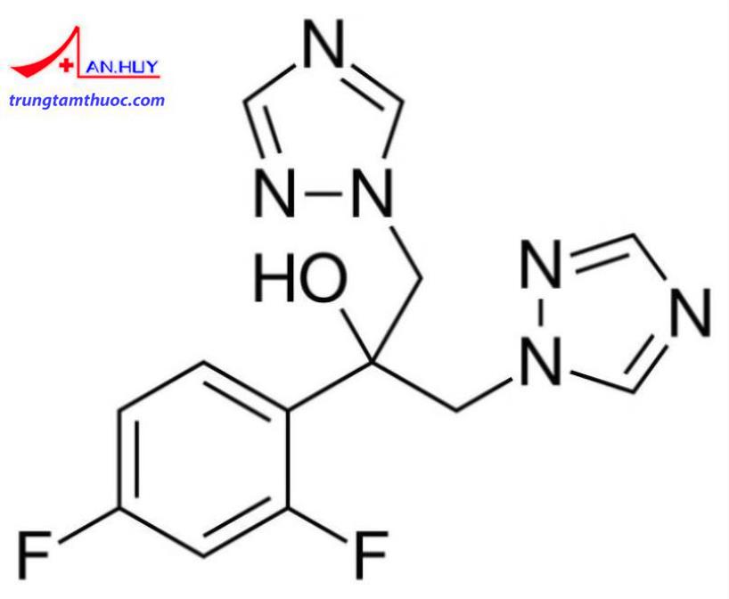 Công thức cấu tạo của Fluconazole