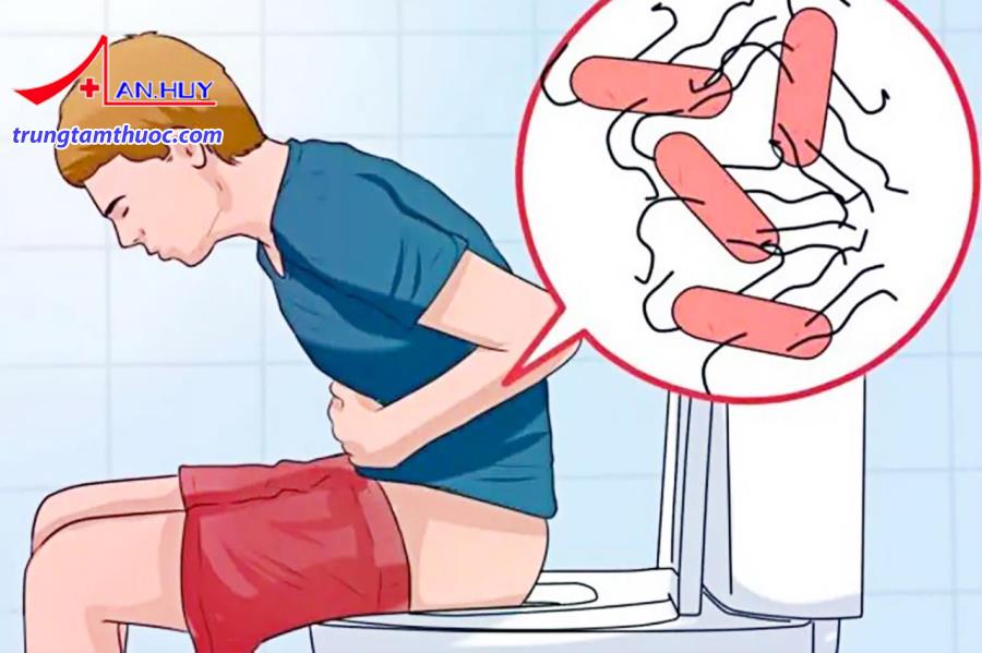 Người bệnh lỵ trực khuẩn đi ngoài nhiều lần, phân lỏng.