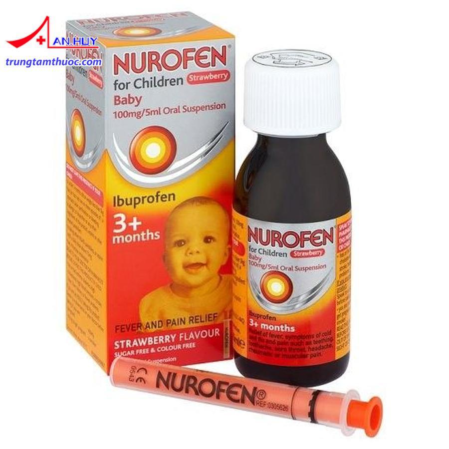 Nurofen 2% - Hạ sốt cho trẻ em.