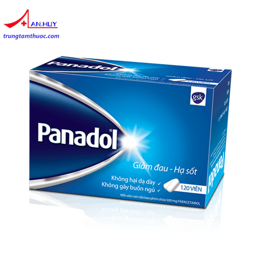 Thuốc hạ sốt Panadol vỉ màu xanh