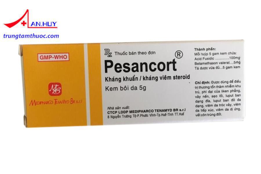 Pesancort điều trị viêm da.