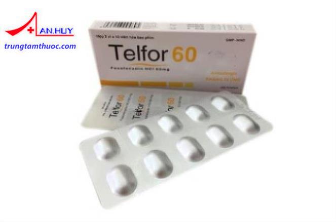 Thuốc chống dị ứng Telfor 60.