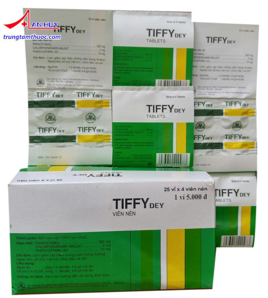 Thuốc hạ sốt Tiffy