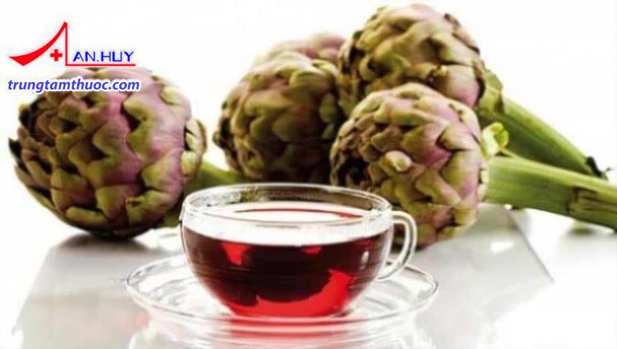 Uống trà actiso giúp thanh nhiệt, giải độc gan