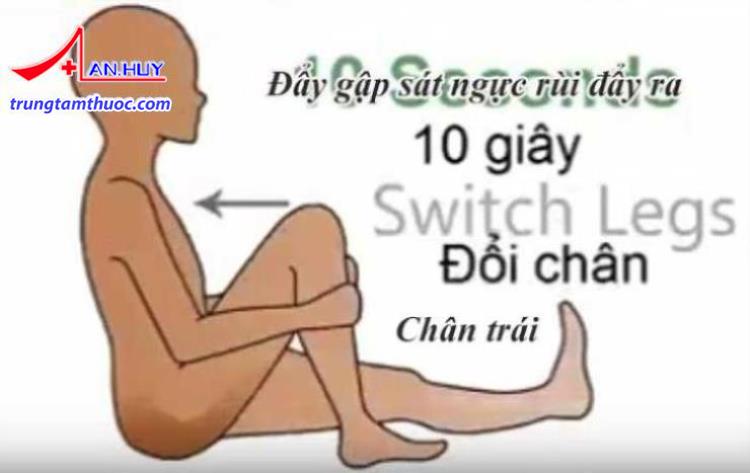 Tư thế trị đau lưng đẩy gập sát ngực đẩy ra vào trị đau lưng hiệu quả