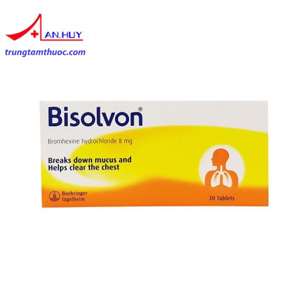 Thuốc Bisolvon Tab.8mg - Thuốc Làm Long đờm, Loãng đờm