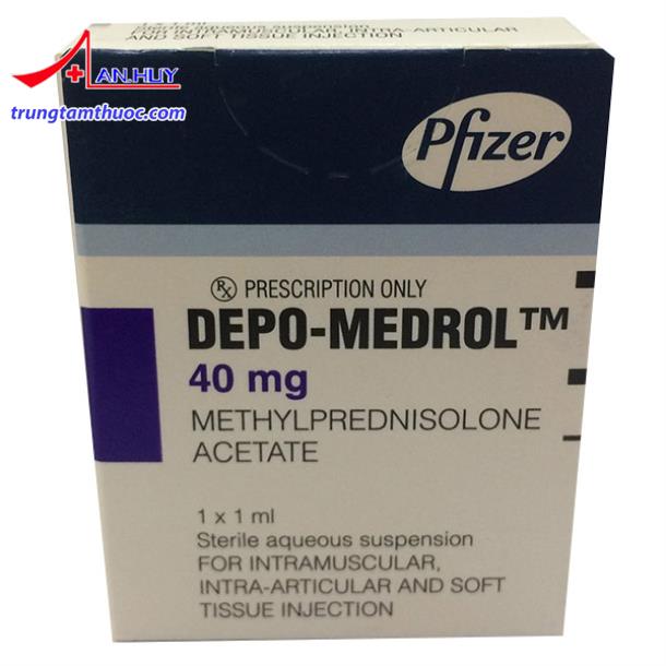 Thuốc Depo Medrol 40mg Tiêm Tại Chỗ Viêm Khớp Dạng Thấp 7951