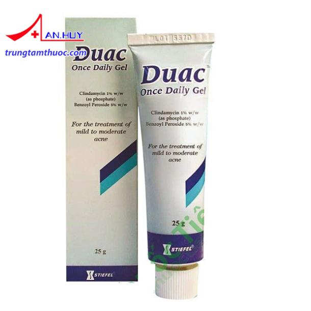 Thuốc duacgel Thuốc da liễu điều trị mụn trứng cá