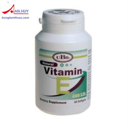 Ubb Natural Vitamin E Sản Phẩm Cung Cấp Vitamin E