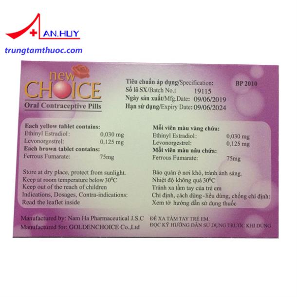 Thuốc New Choice là thuốc gì, giá bao nhiêu tiền? có tác dụng gì?